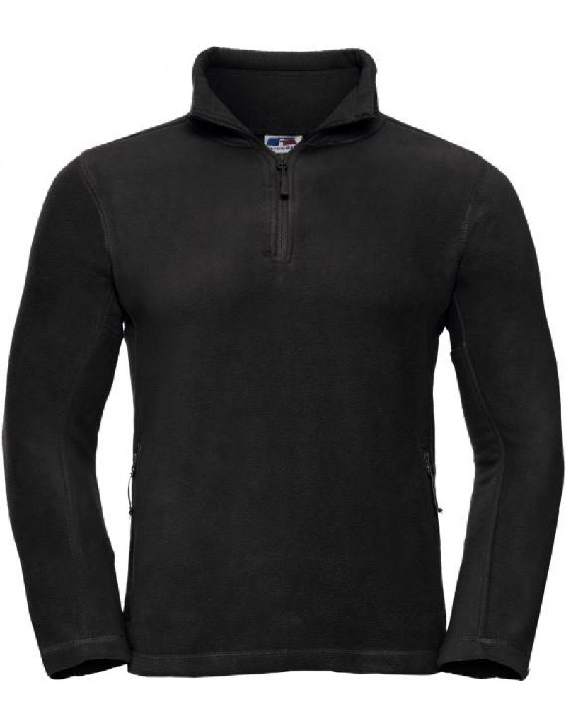 Pulover din fleece cu fermoar de 1/4 Russell